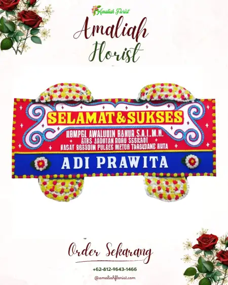 Papan Bunga Ucapan Selamat Lai Lai Bisi Kopan